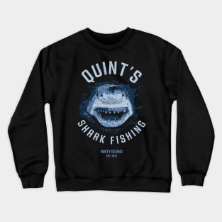 Quint's Shark Amity Island Fishing Crewneck Sweatshirt